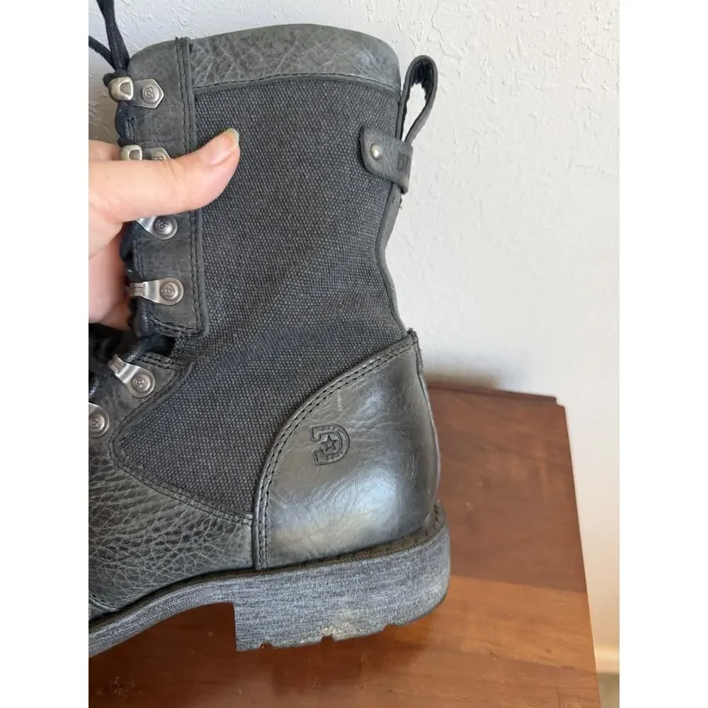 Durango Drifter Slate Black Gray Drifter Military Lacer Combat Boots Mens 9